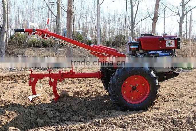 good quality diesel walk behind tractor 15hp diesel durable usage