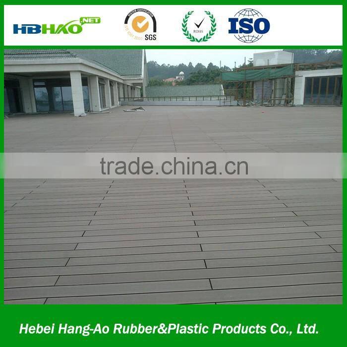 Fashion style outdoor solid wpc decking