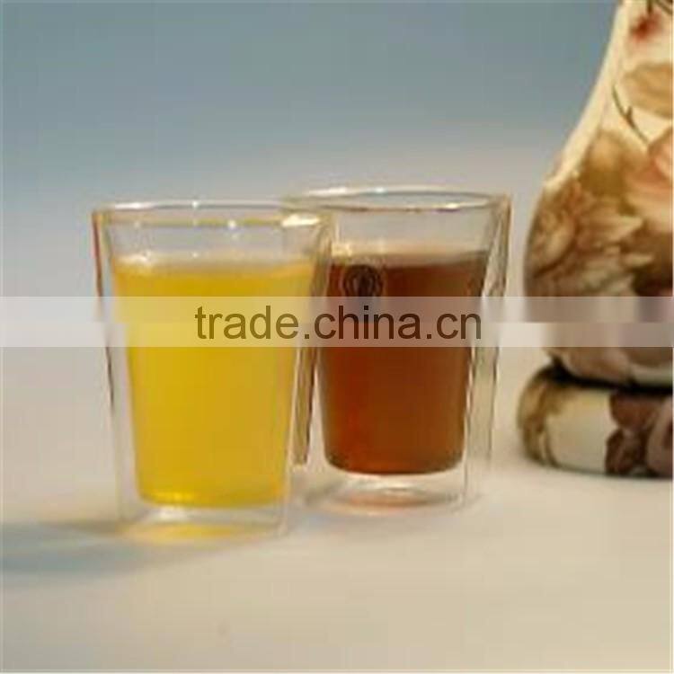 Wholesale mouth-blown 220ml double-wall Glass Tumbler - Borosilicate Glass cup