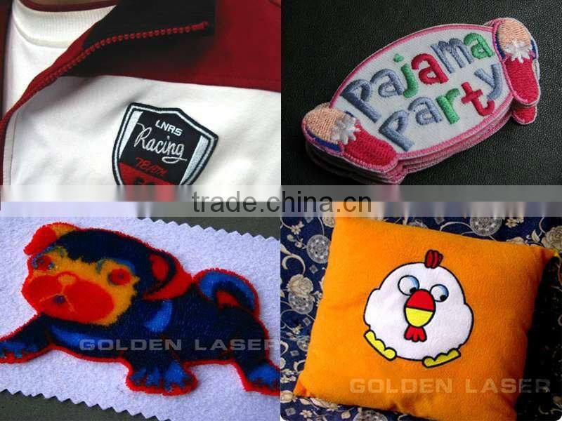 Laser Cutting Machine Embroidery Industry/Co2 Laser Cutter Fabrics