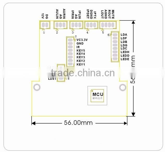 mp3 playback module with usb /sd support wma mp3 for amplifier