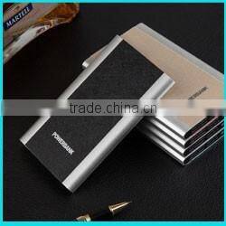 2016 new mini leather 2600mah usb portable power bank with ce fcc rohs