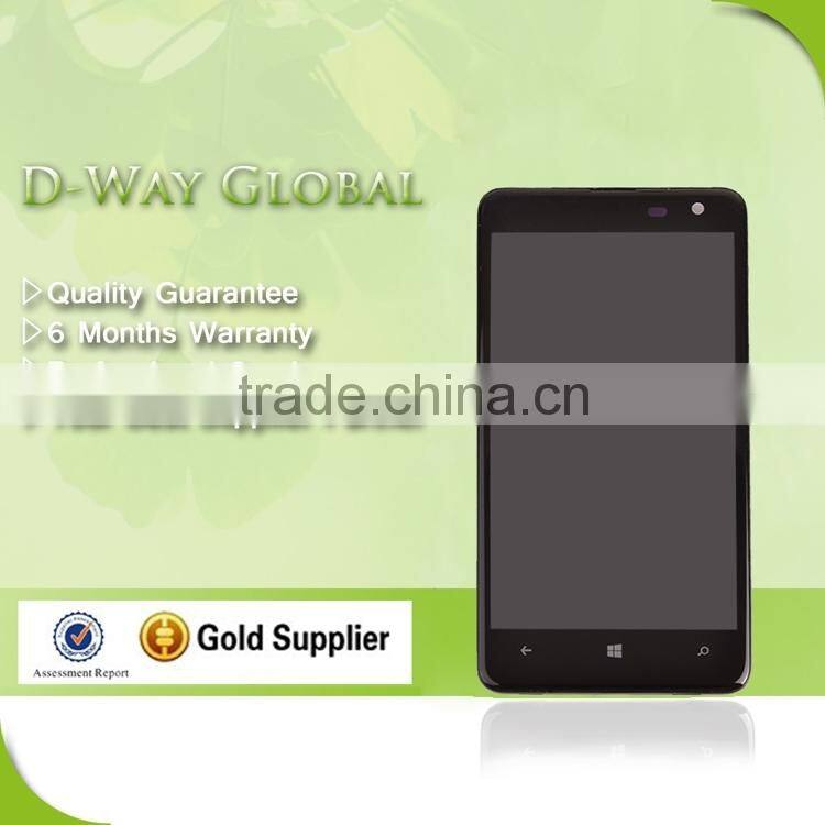 China Wholesale Original digitizer screen with frame for Nokia Lumia 625 lcd display