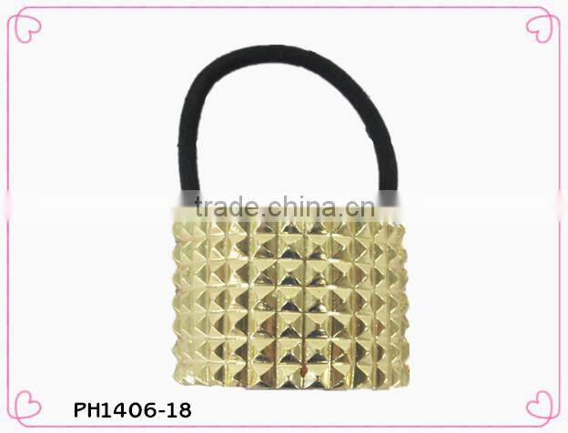 2014 new design Opened Circle Cuff Hair Band Ponytail Holder