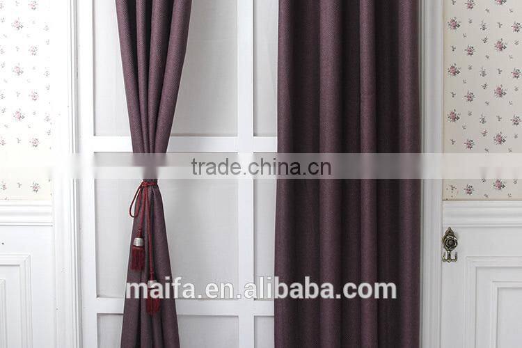2016 New design plain blackout window curtain valance for arab