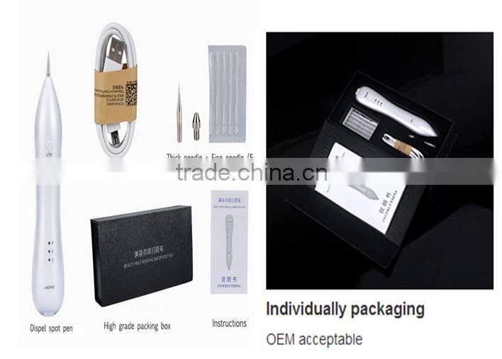 liquid co2 laser plasma pen for spots freckle mole removal