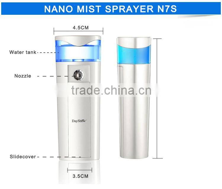 Cooling Water Handy Steamer Handheld Face Mist Spray N7S Dayshow Nano Sprayer,Facial Steamer 2016