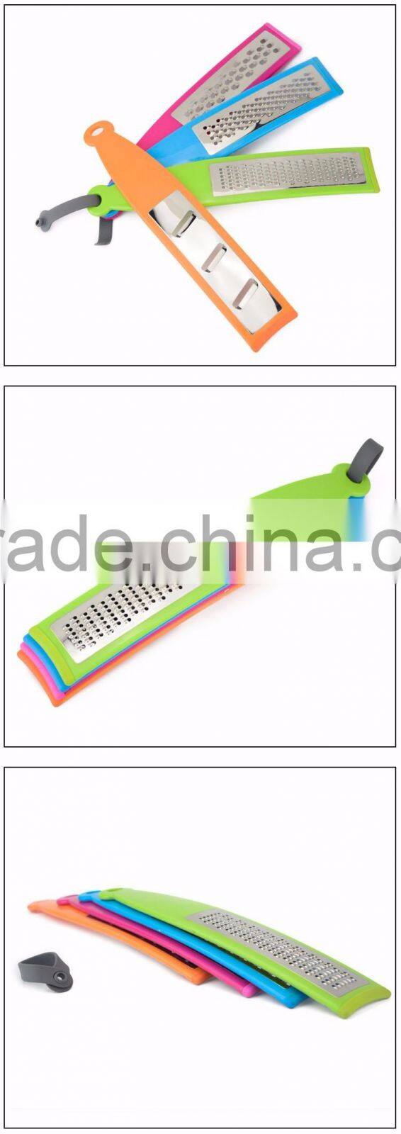 Good Quality 4 in 1 Multi Manual Mini Plastic Stainless Steel Kitchen Carrot Vegetable Cheese Grater