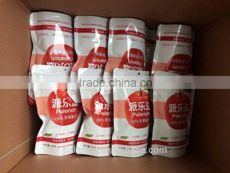 Chinese fruit snacks made by freshed fruit and chocolate