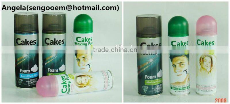 2016 hot sale man's care shaving foam