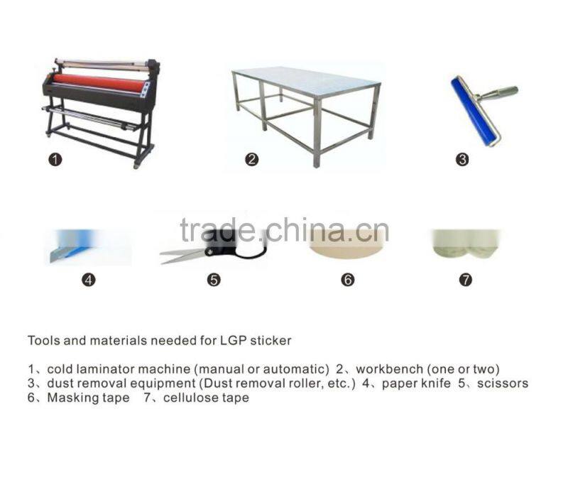 led flat panel lighting film