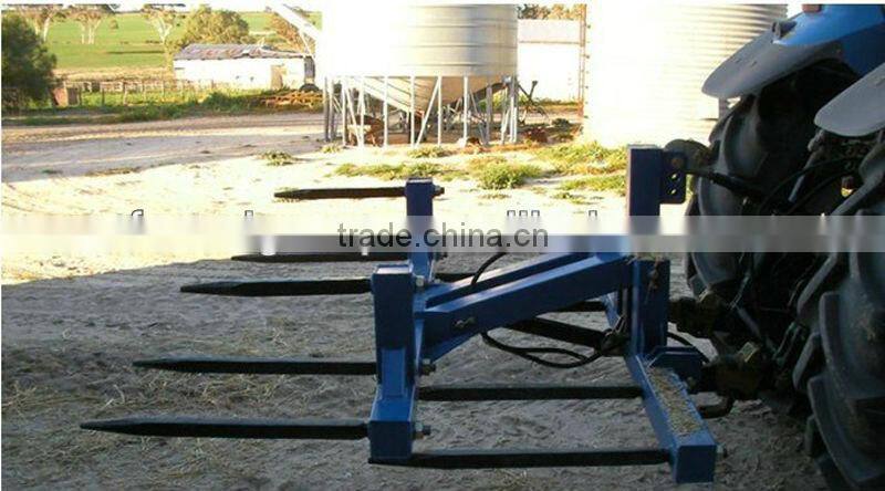 tractor accessory/Attachment front loader,backhoe,timber grab,Grass Fork,Pallet Fork