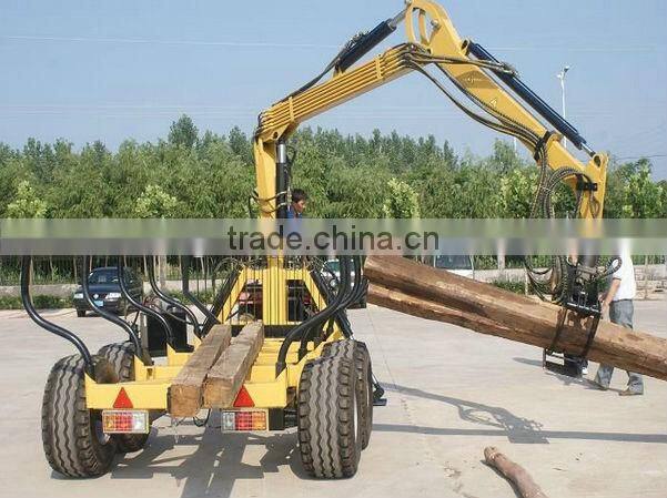 CE approved Hydraulic grapple trailer price