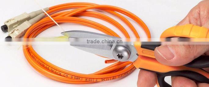 Taiwan Made High Quality 5 1/2" Fiber Optic Kevlar Cutter Kevlar Fabric Shear (With Breaker Notch)