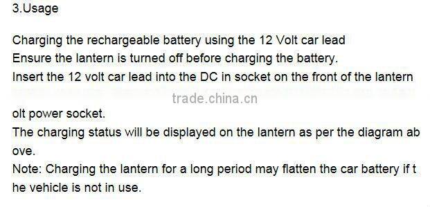 1w aluminum led camping light