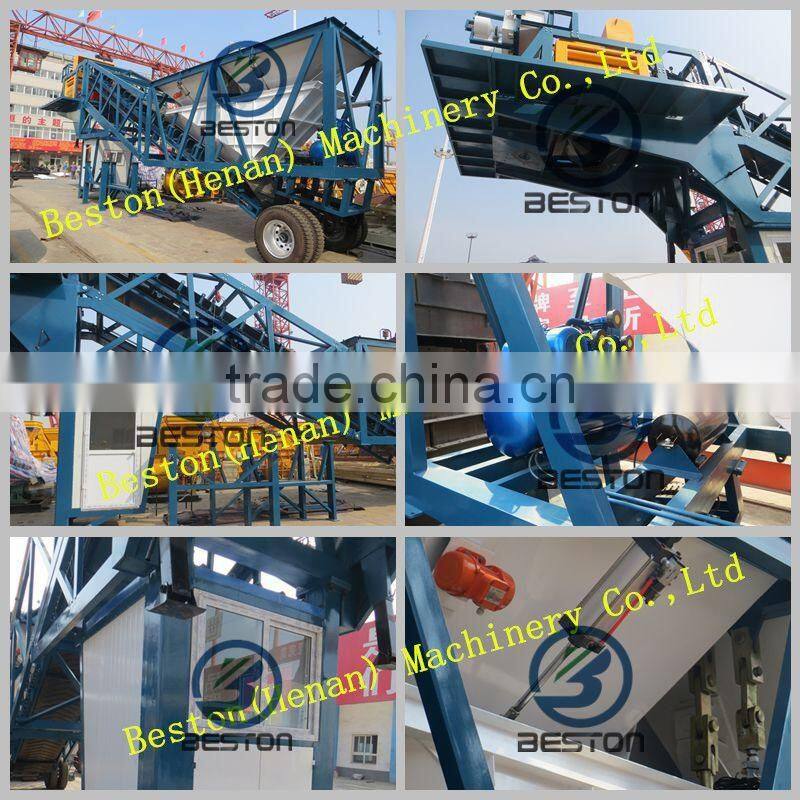 YHZS35 35m3/h Mini Mobile mixing plant for south africa