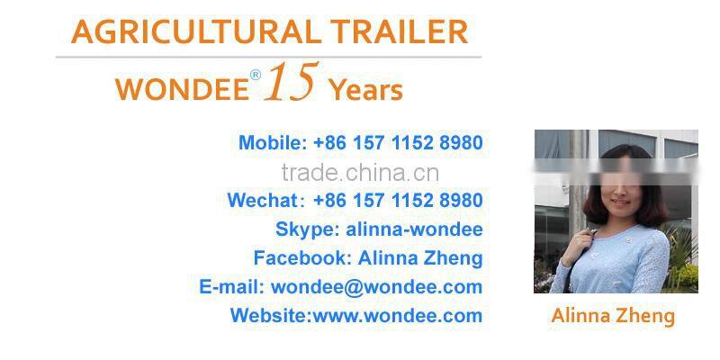 Hot Dipped Galvanizing 7'x4' Car Trailer Cage Tipping Trailer