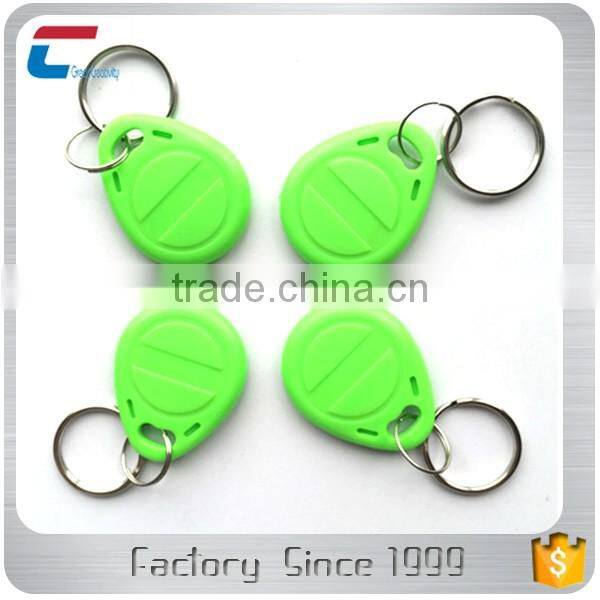 ABS 125khz rfid keytag 13.56mhz rfid keyfob tag for hotel door access control systems