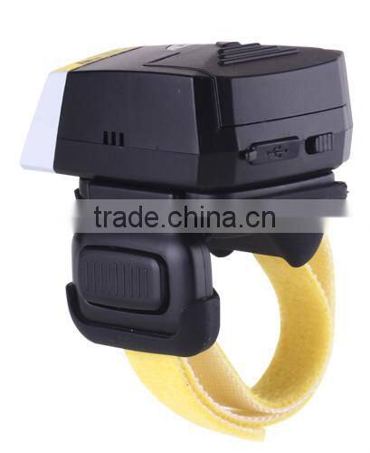 Bluetooth 1D 2D barcode scanner with wearable IOS /android / win data collector terminal WT01