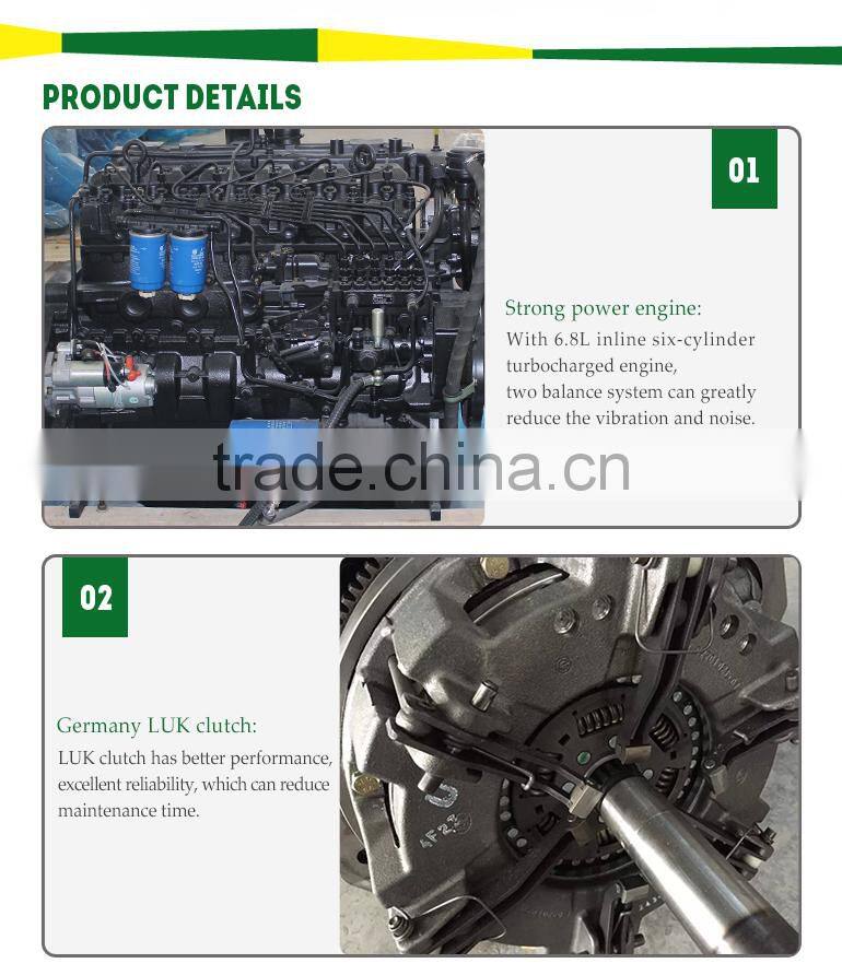 BOTON 130HP tractor DEUZT ENGINE EPA4 FIAT GEARBOX WITH FRONT LOADER