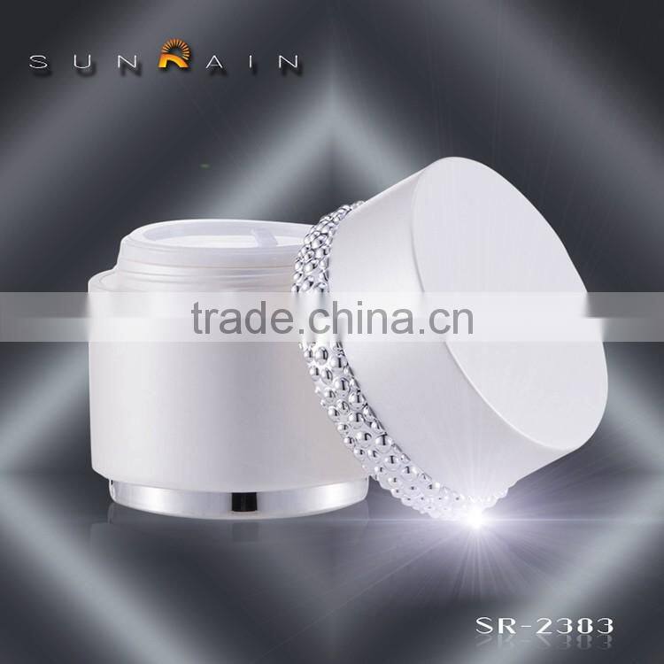 China made high quality PP/ABS empty cosmetic cream jar SR-2383