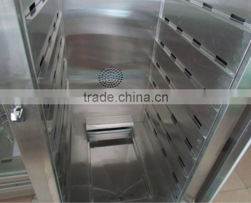 stainless steel Food Warmer Cart with cabinet in hotel DH-22