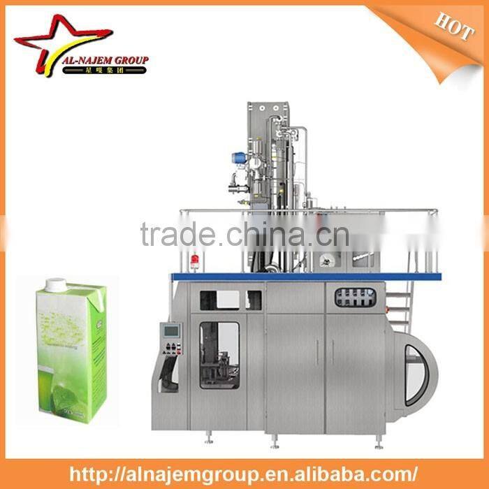 Full automatic Aseptic milk paper carton filling packing machine