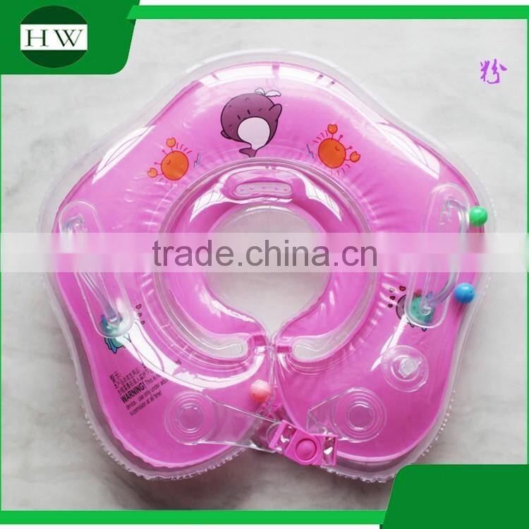 customized inflatable baby donut swim neck collar ring inflatable baby infant swimming floating neck ring