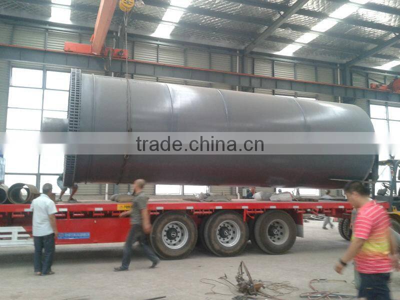 Waste plastic oil and waste oil refining equipment