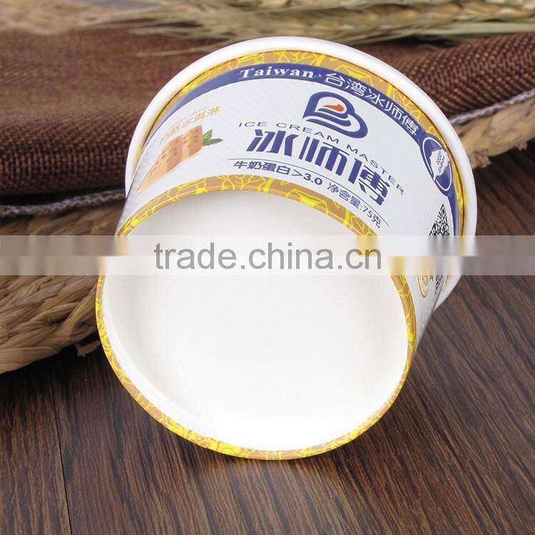 ice cream paper bowl custom frozen yogurt cups