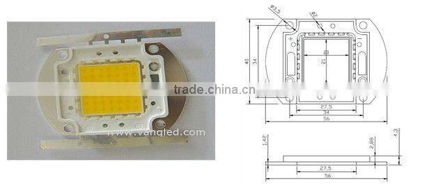 High power energy saving 50w led source 50w