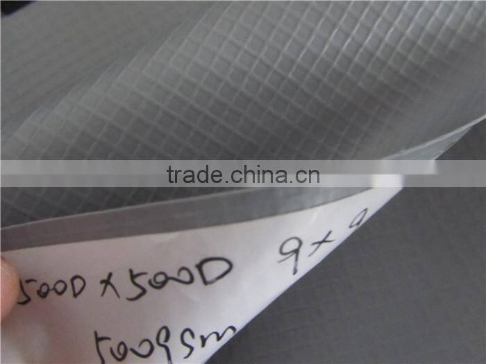 paddy rice gas proof Tarpaulin, covering PVC laminated tarp, dark green polyester tarpaulin