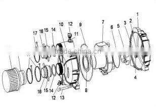Industry usage sewage pumps of hydraulic trash pump