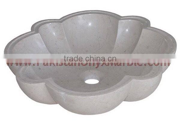 UNIQUE VERONA BEIGE MARBLE SINKS