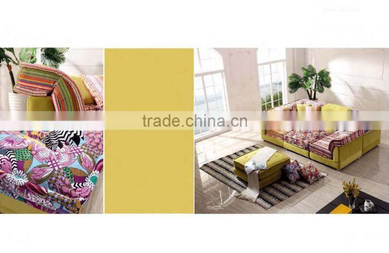 Bisini Latest Living Room Fabric Sofa Bed Design