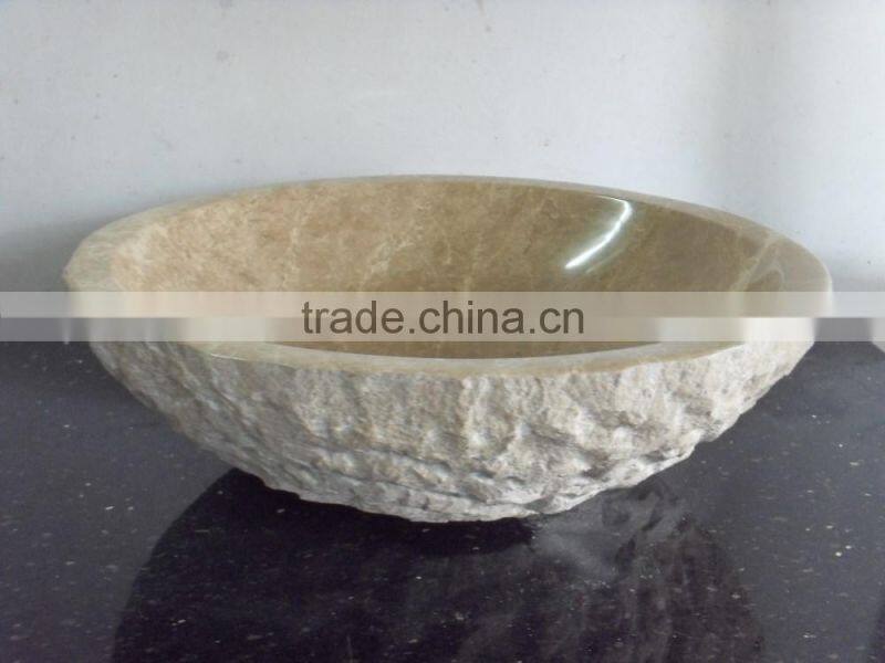 countertop single hole marble basin