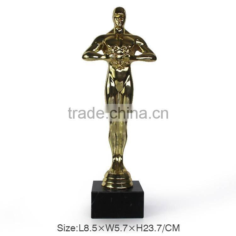 2016 metal trophy customized Oscar awards trophies