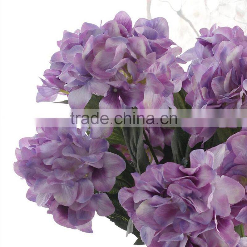 Wholesale artificial silk Hydrangea wedding decoration flowers
