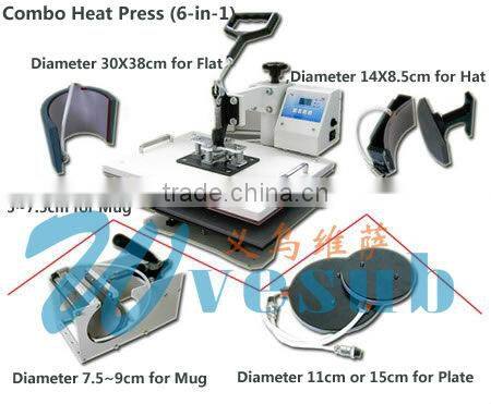 Professional Multifunction Combo Heat Press Machine 6 1
