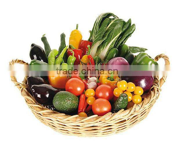 wholesale artificial willow fruit basket at Christmas