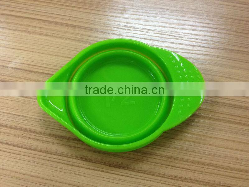 1L,1/2L,1/3L,1/4L Volume Silicone Measuring Cup