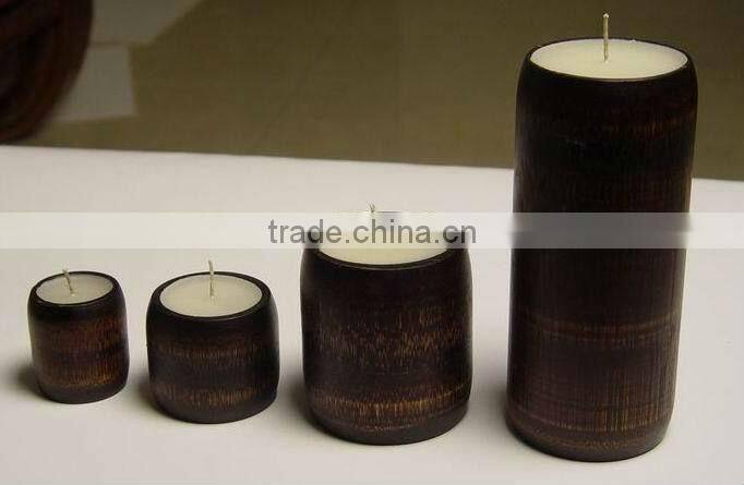 Bamboo Contained Candle / Art Candle / Eco-friendly Candle