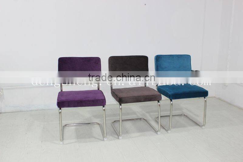 modern home furniture dining chair cheap armchairs in fabric and stainless steel BY2908A