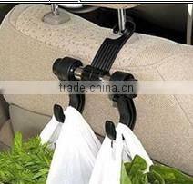 Seat Back Car Hook ,Double Vehicle Hangers,plastic car hanger