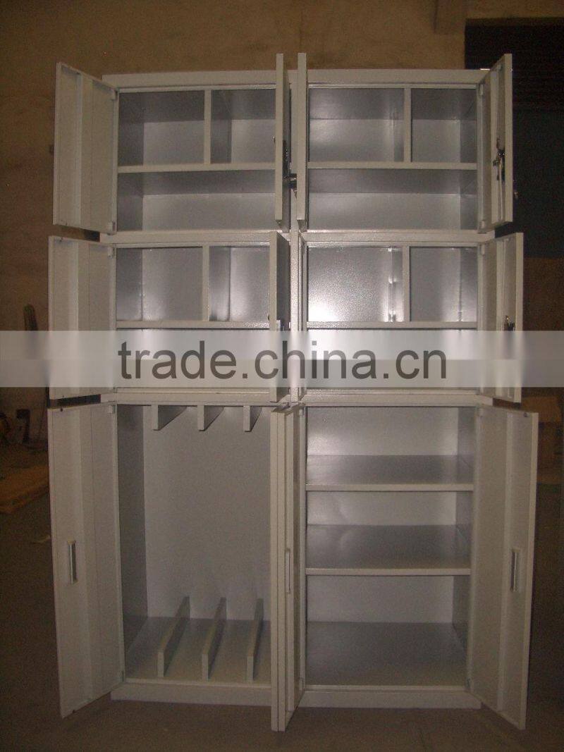 steel 3-section filing storage cabinet