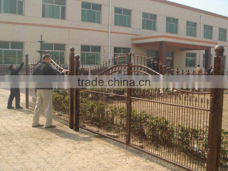 antique decorative wrought iron gates