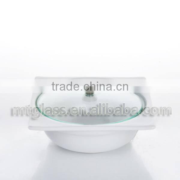 10.4"/8.7"/6.3"bright orange ceramic cookware sets pan with cover