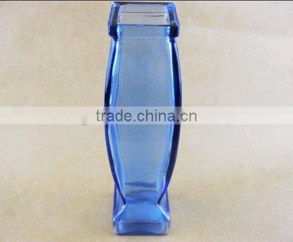 Fashion cheap glass vase /colour flower vase