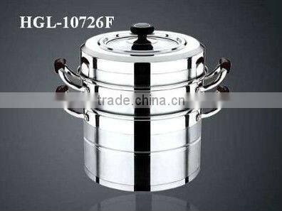 New design large stainless steel steamer pot cooking pot