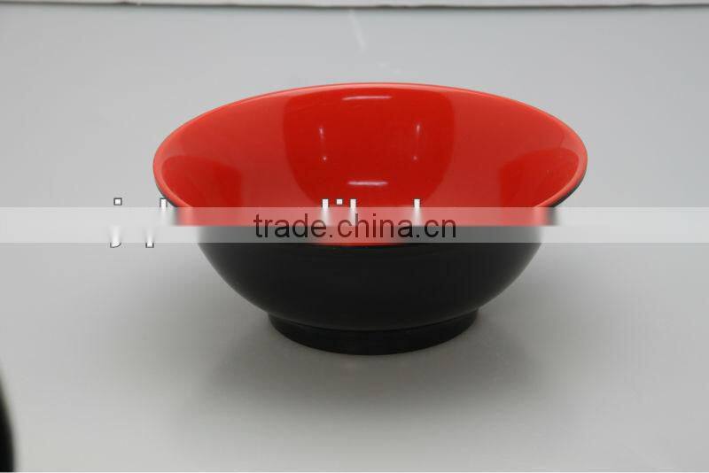 Melamine bowl with lotus shape